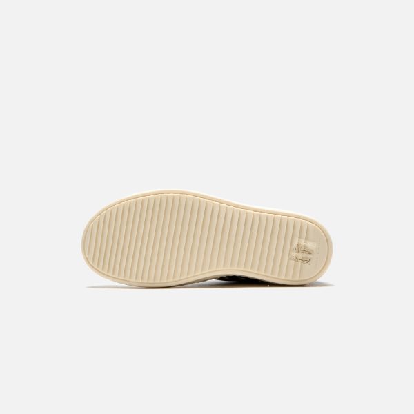 Rick Owens Kids Scarpe Pelle Low Sneakers - Black   Milk   Milk Online - Image 3