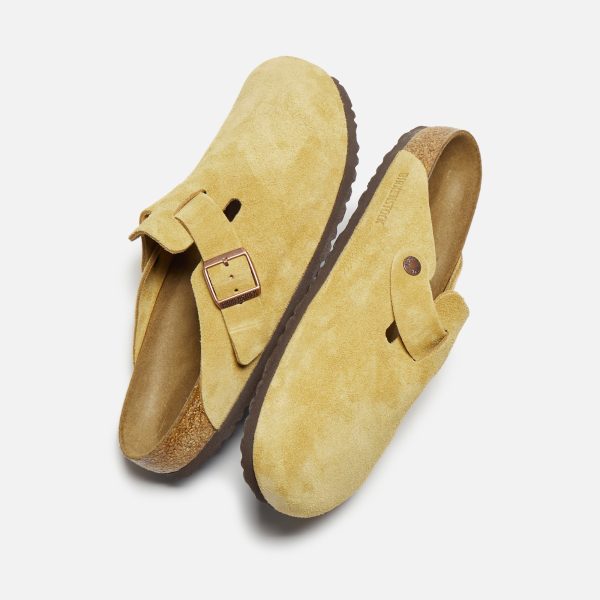 Birkenstock WMNS Boston Suede - Latte Cream Supply - Image 4