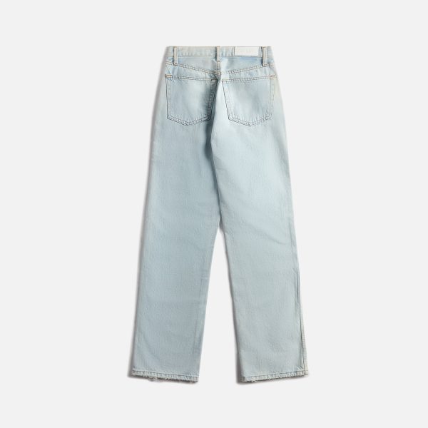 ReDone 90`s High Rise Loose Jean - Bleach Destroy For Discount - Image 2