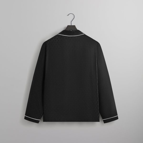 Kith Crest Monogram Pajama Set - Black For Cheap - Image 4